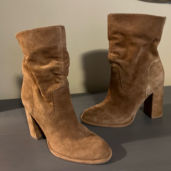 Steve Madden Vector Suede Slouch Boots - Picture 3 of 10